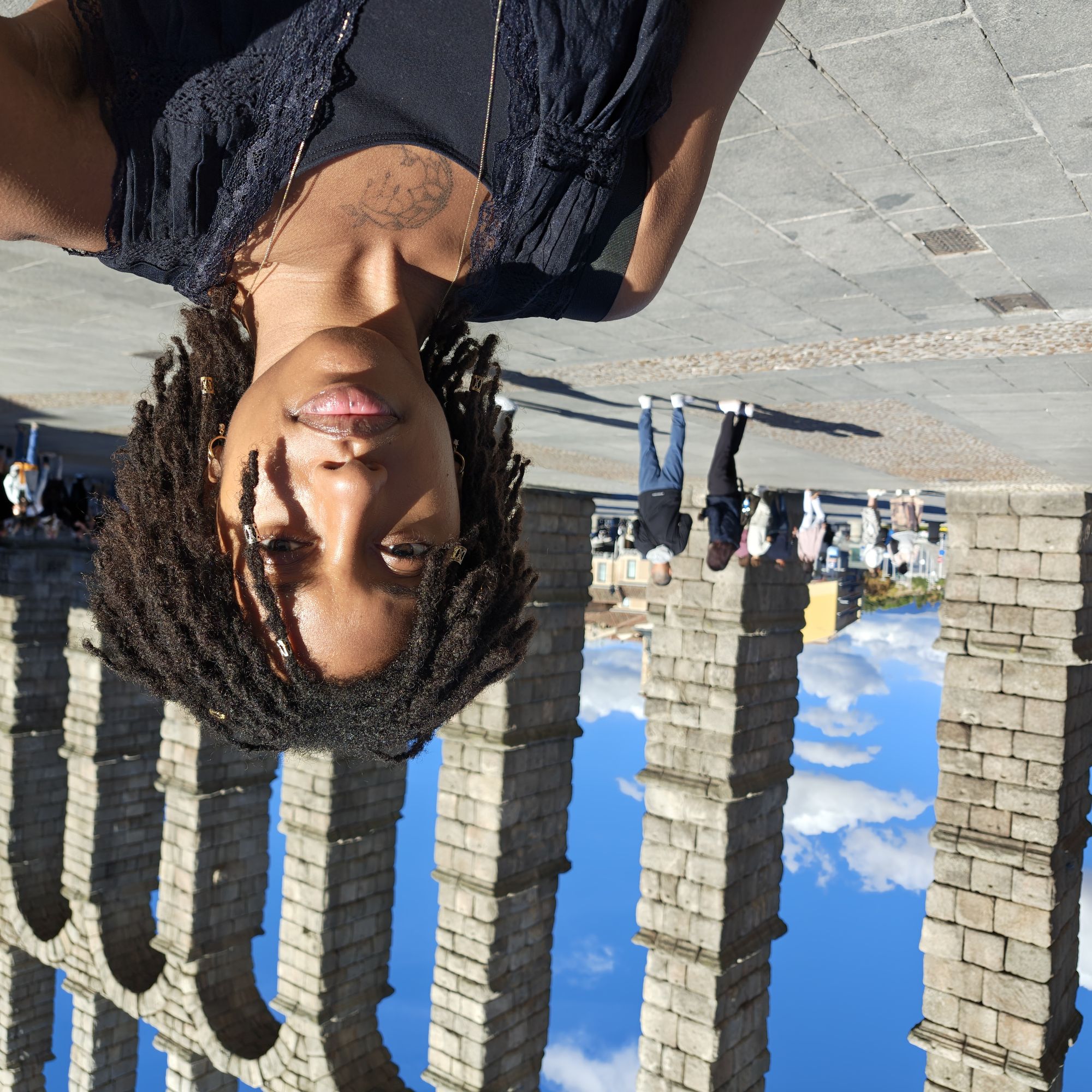 Plaza Del Azoguejo Segovia Spain