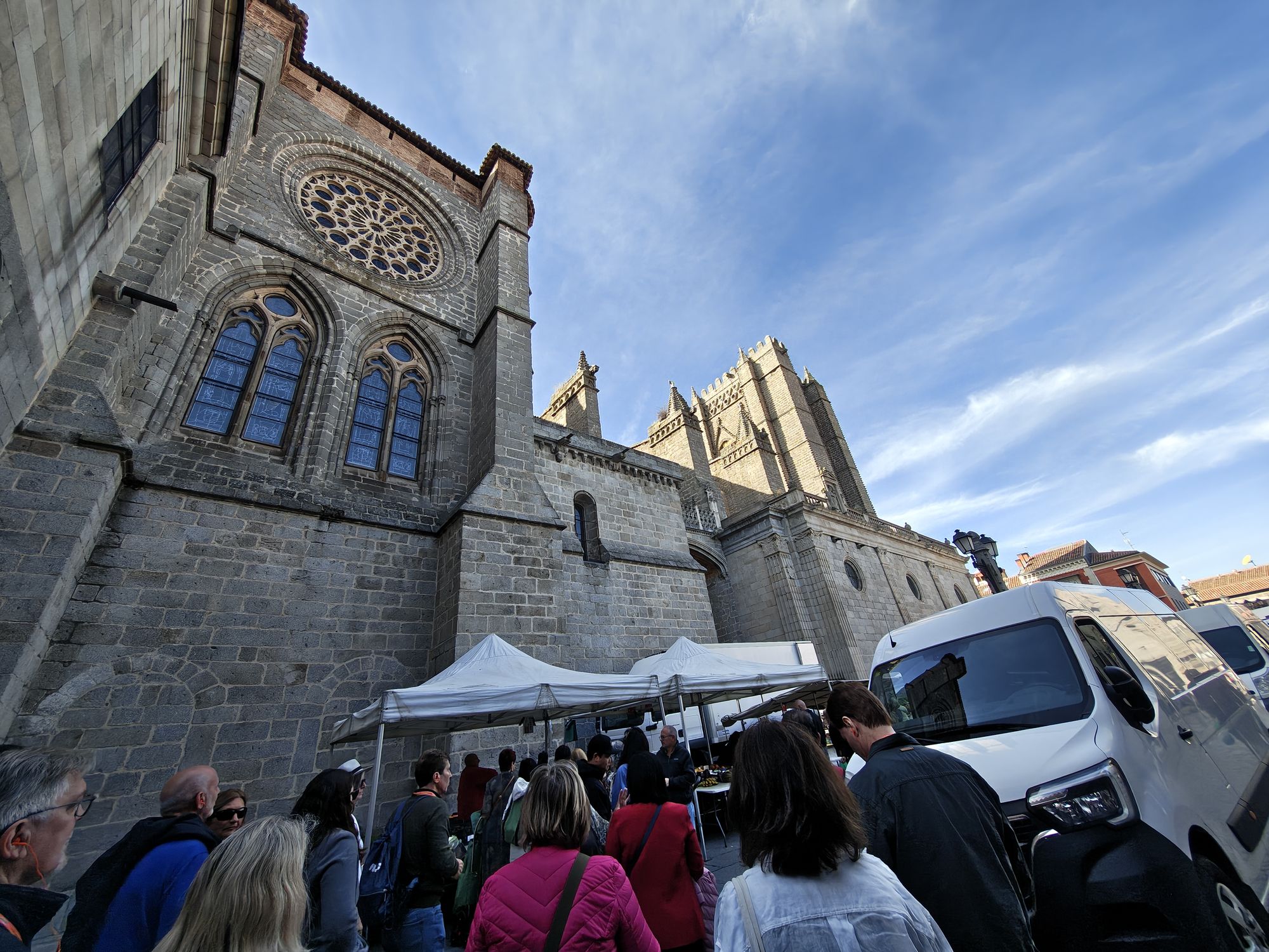 Plaza De La Catedral Ăvila Spain 1